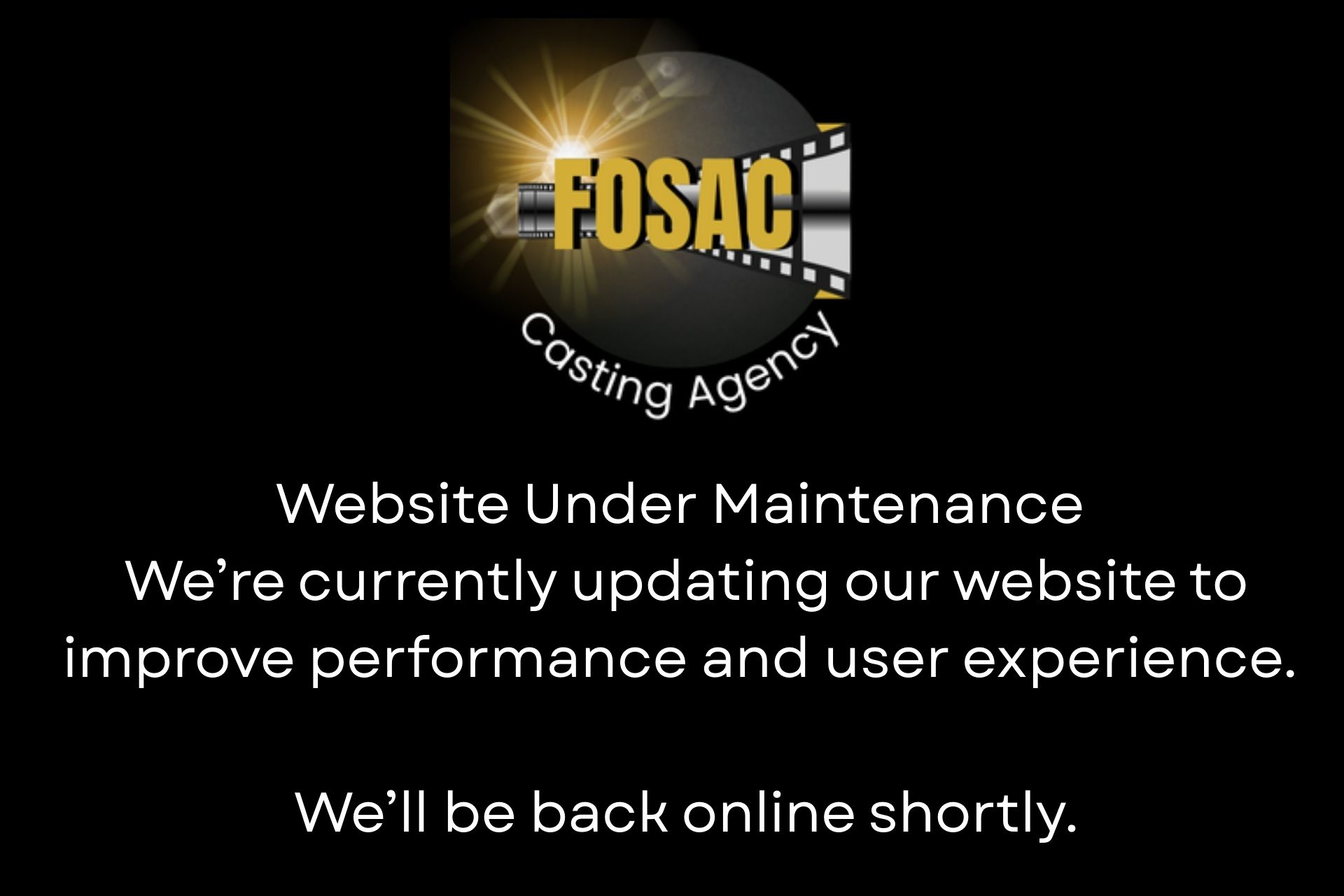 Maintenance Mode Fosac Castings